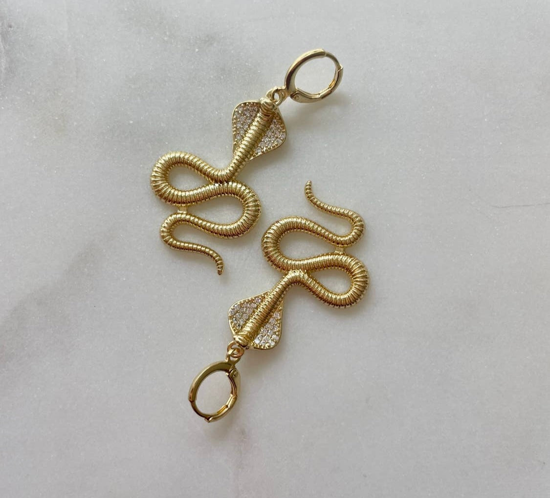 Cobra Snake Gold Jewelry Set